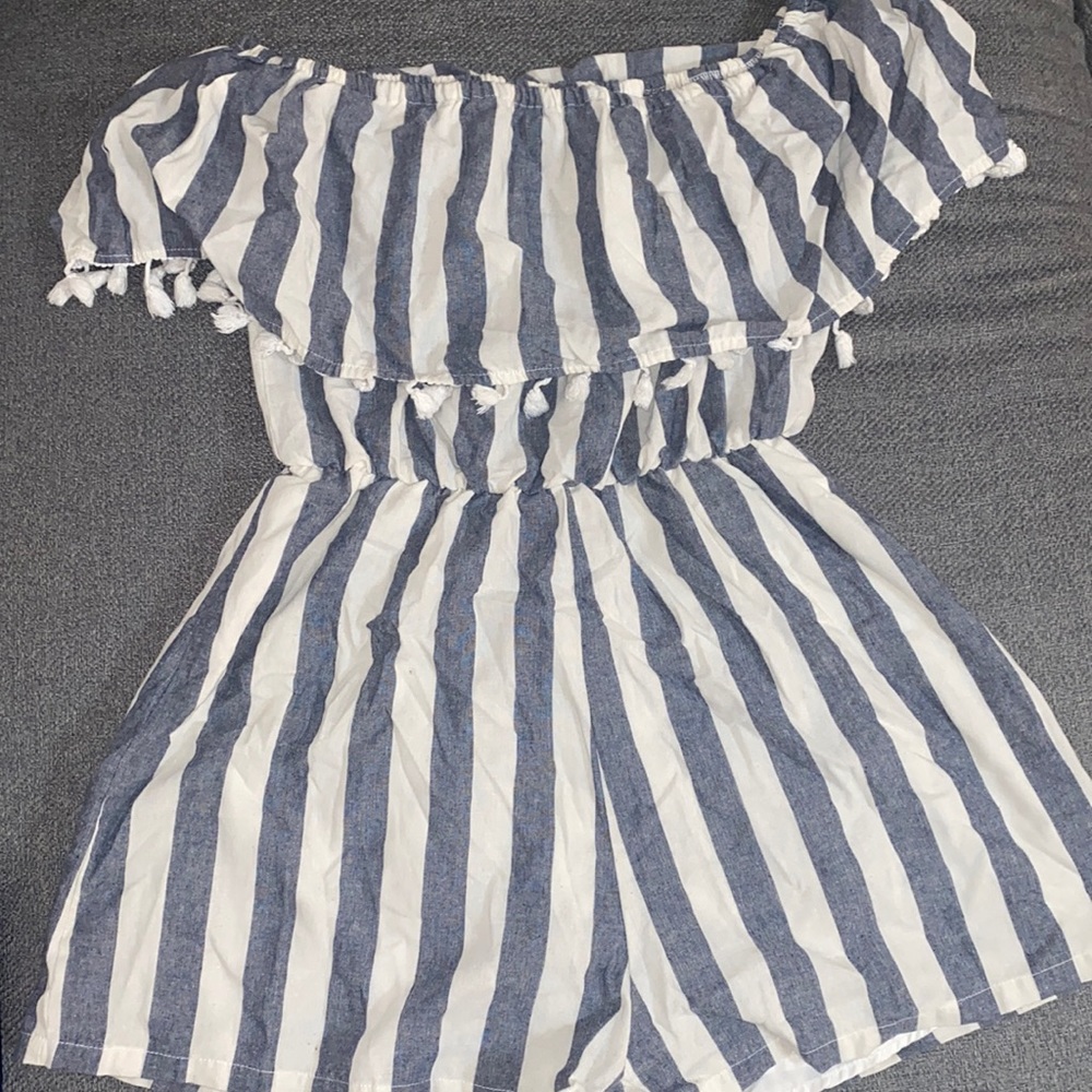 Shein- Stripped Romper